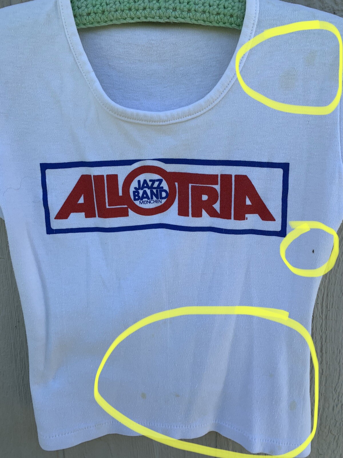 vtg Allotria Jazz Band Munchen t shirt Fun Tees ladies size M 80s 1980s Size M