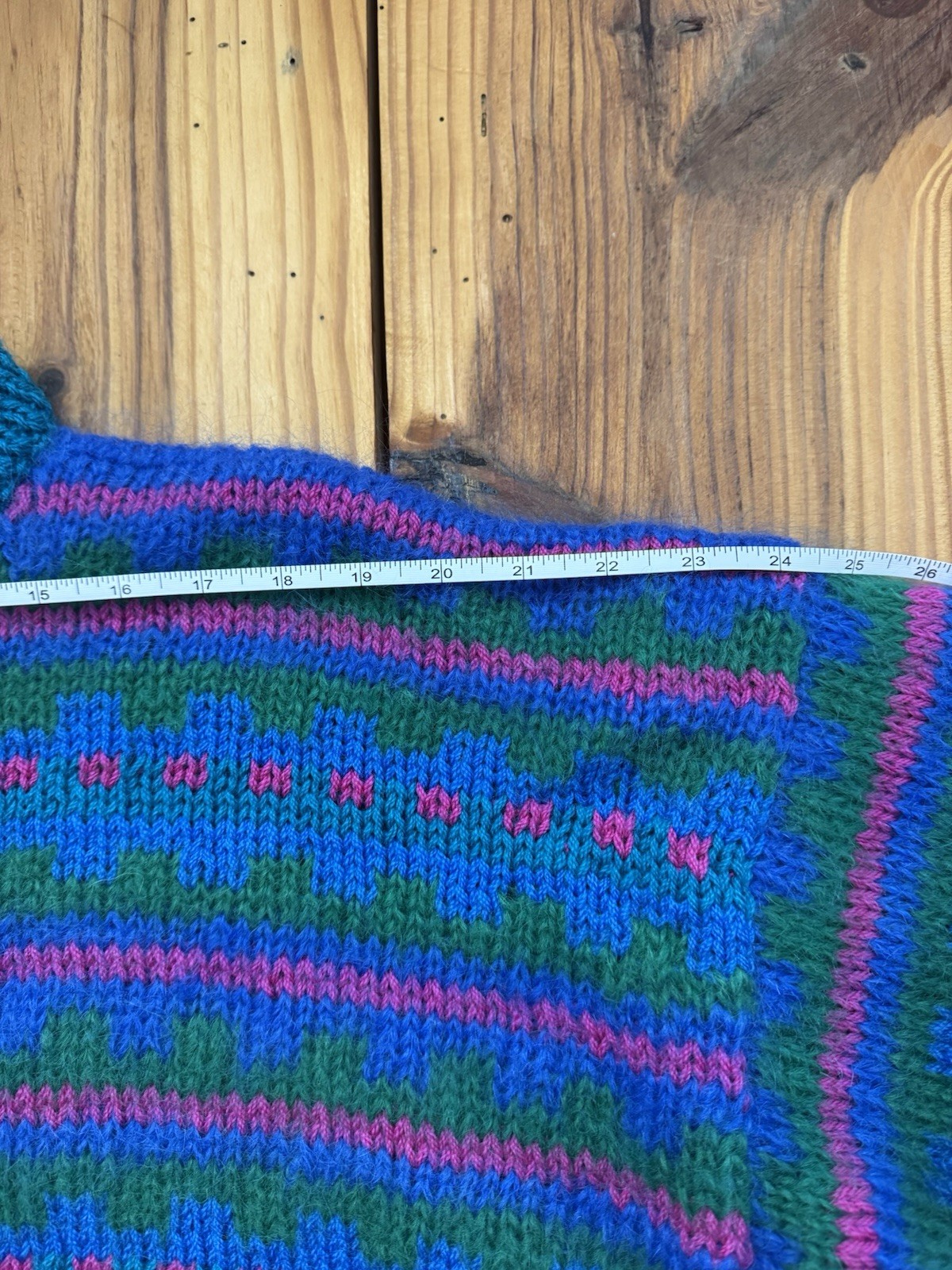 Vintage Wool Mohair NEW New Wave 90’s New Zealand Gennie De Lange Cardigan S/M