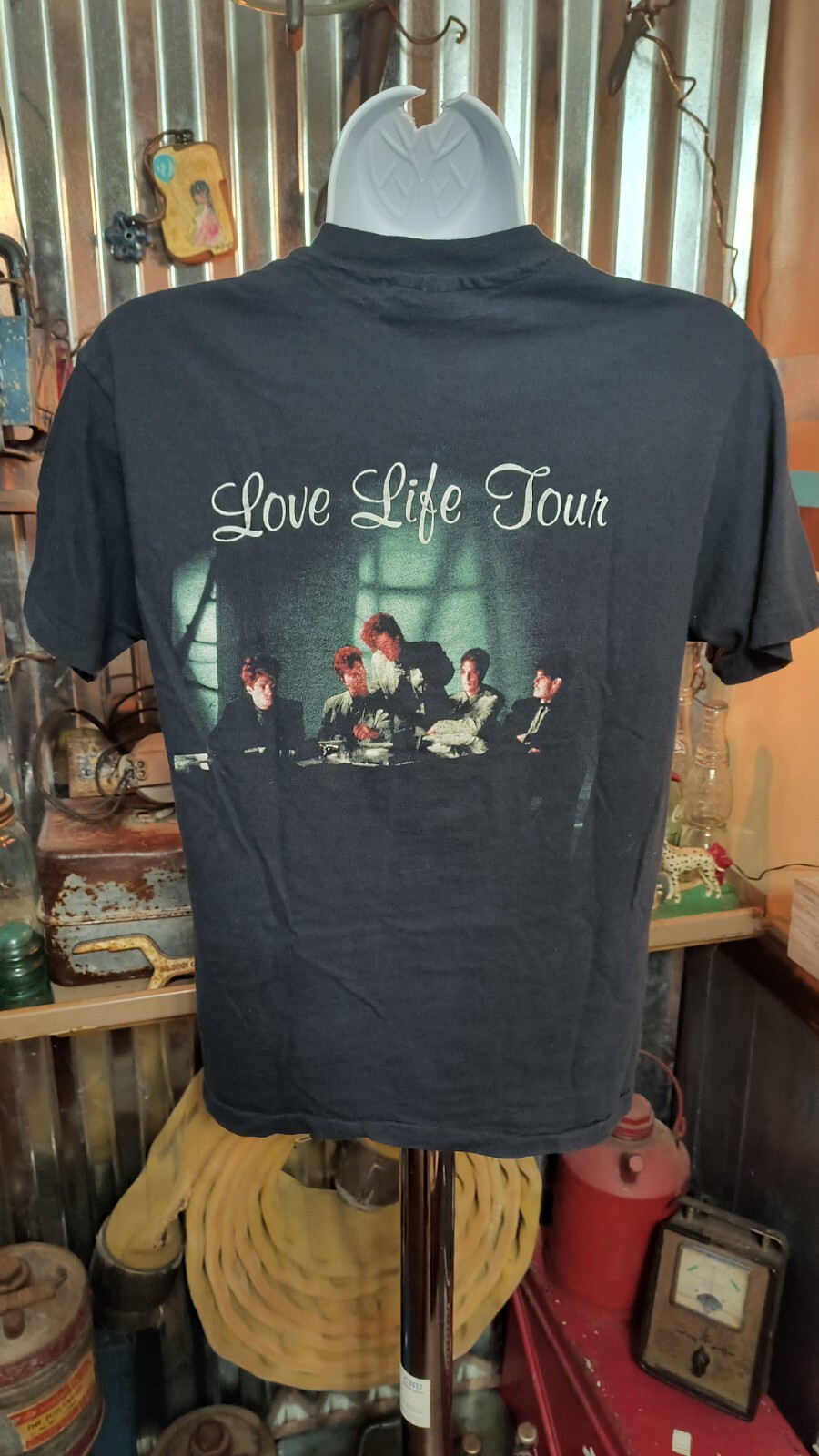 VTG Berlin Love Life Tour 1984 Shirt- Hanes Tee Made in USA Size M Shrunk Black