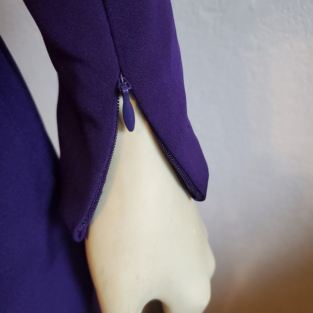 Vintage 80s Designer Purple Gown Stanley Platos