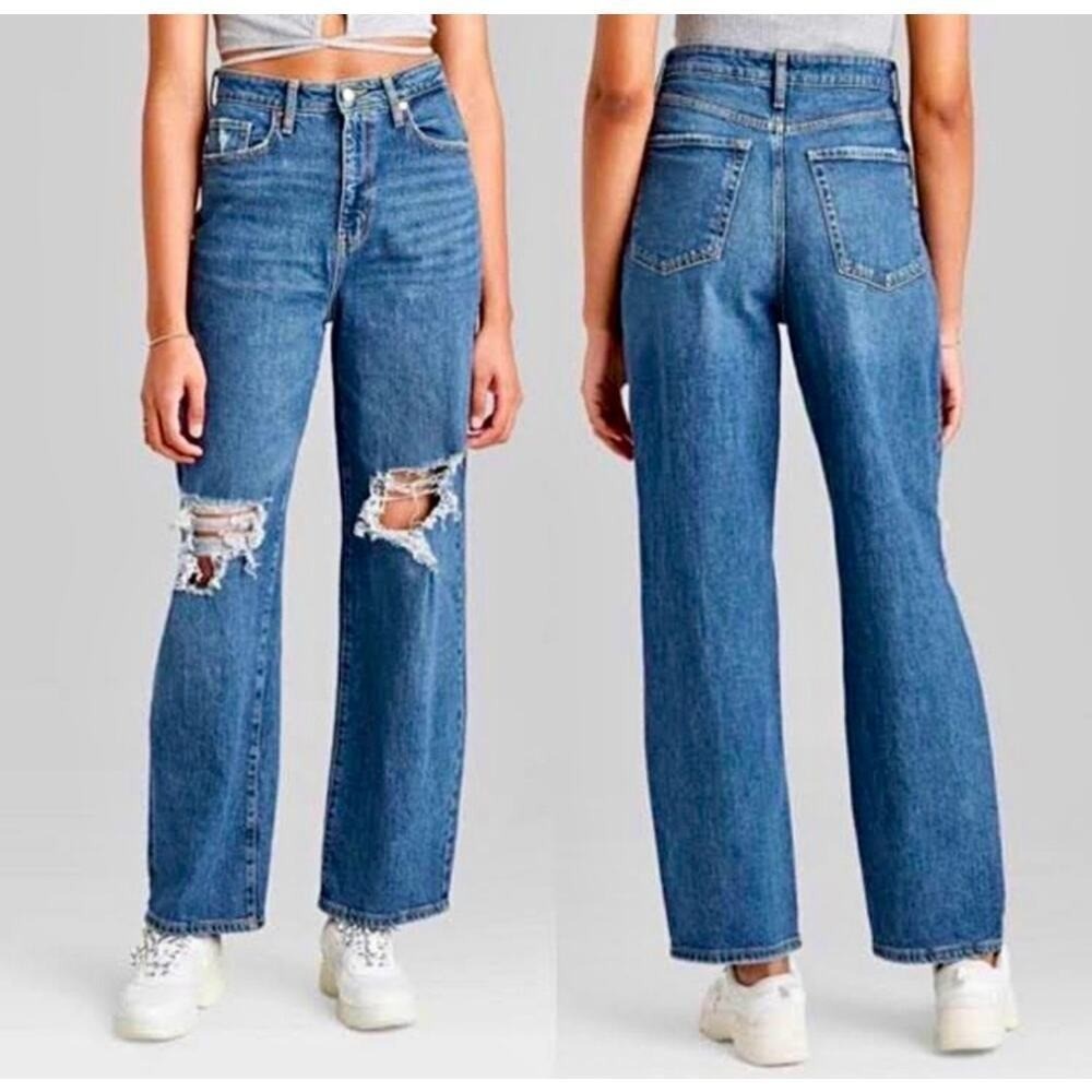 NEW Wild Fable Womens Highest Rise Baggy Jeans Y2K 90s Size 4