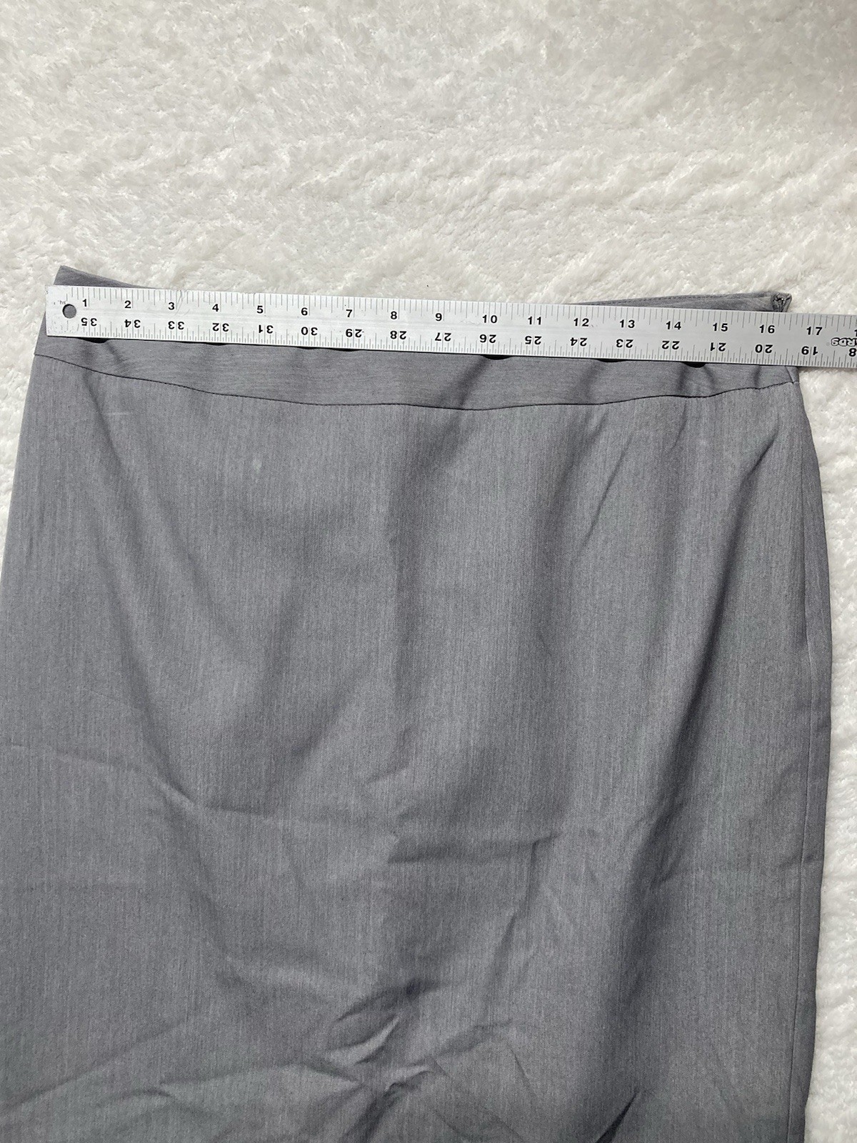 Skirt Suit Womens Size 10 Stretch Gray ANNE KLEIN 2 piece Professional Workwear