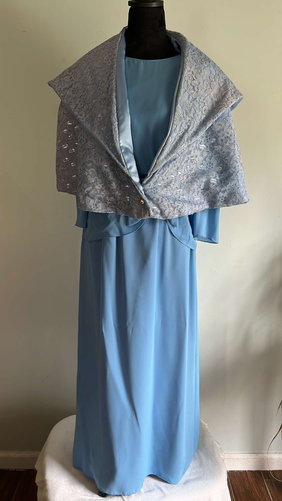 Samax VTG Formal Gown and Shawl Sz 12 from Theater Costume Company
