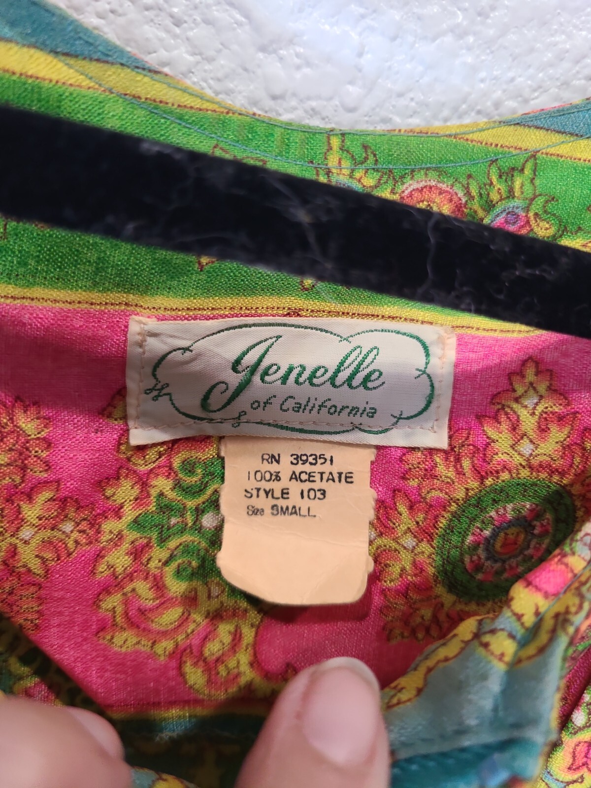Vintage Jenelle Of California Night Dress, small, wounded bird