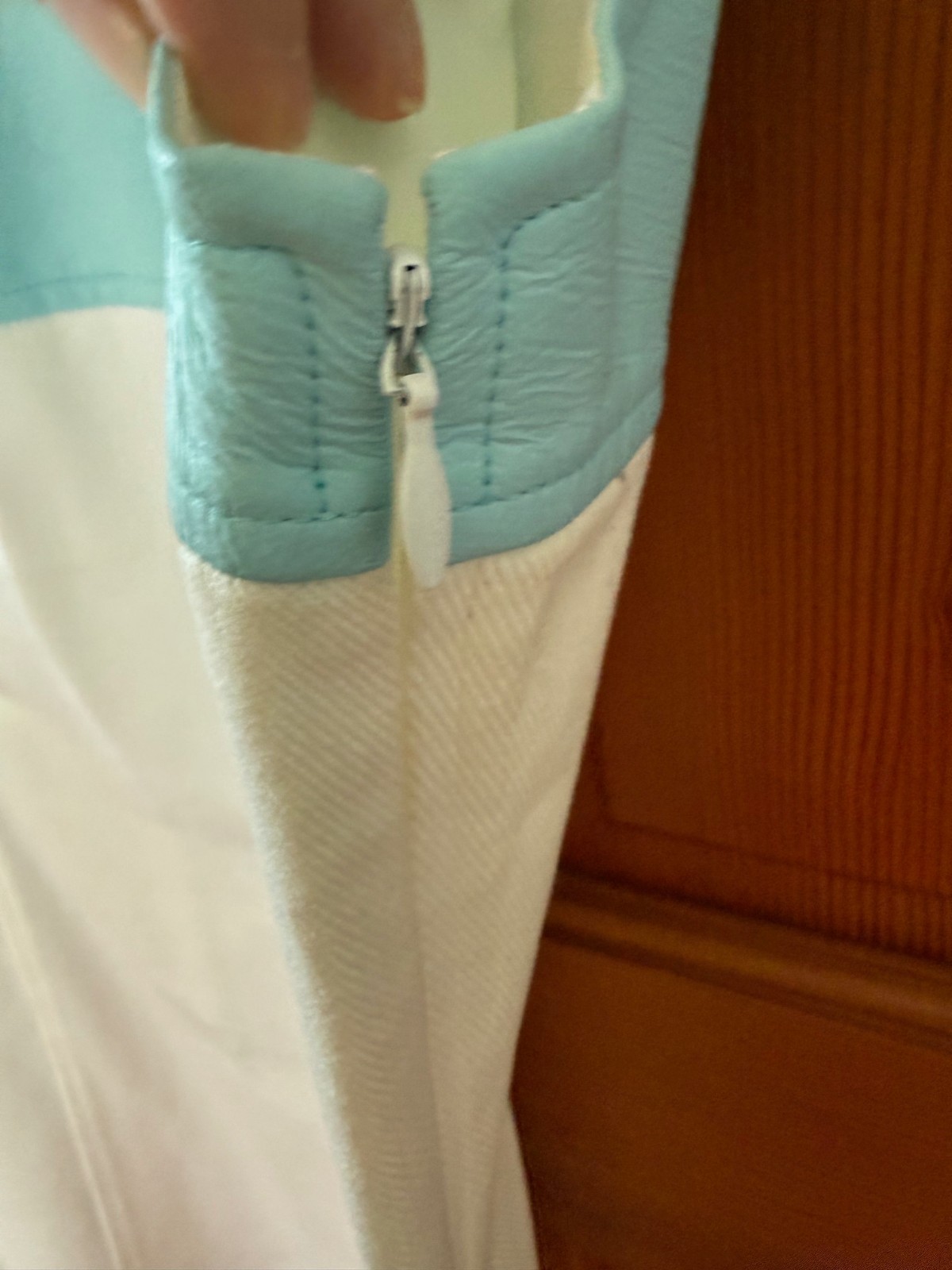 Vintage Courreges White and Sky Blue Dress size (FR 40)