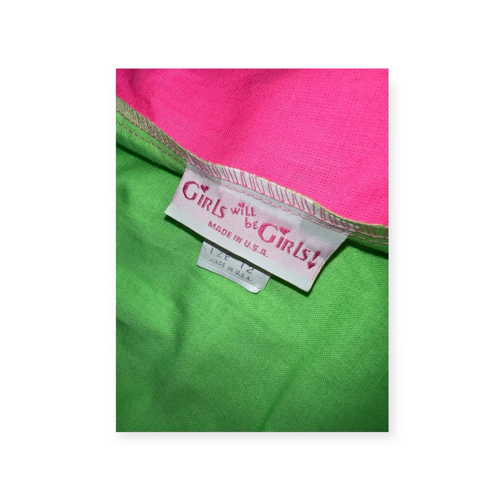 VTG 1980s NWT DEADSTOCK TANK TOP SHORTS SET JRS 12 NEW WAVE NEON SURFER BEACH