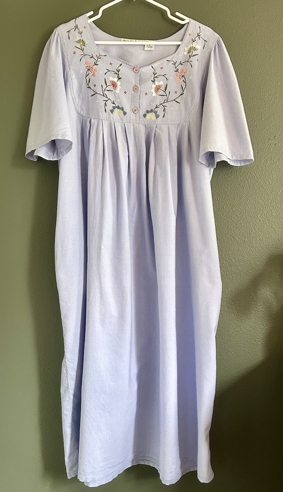 Vintage Draper’s and Damon’s Cotton House Dress / Kaftan XL