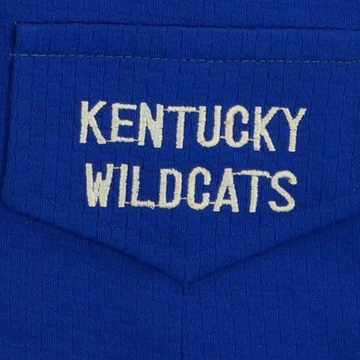 Kentucky Wildcats Blazer Women’s Size 14 Blue Reversible Knit Vintage Hand Made