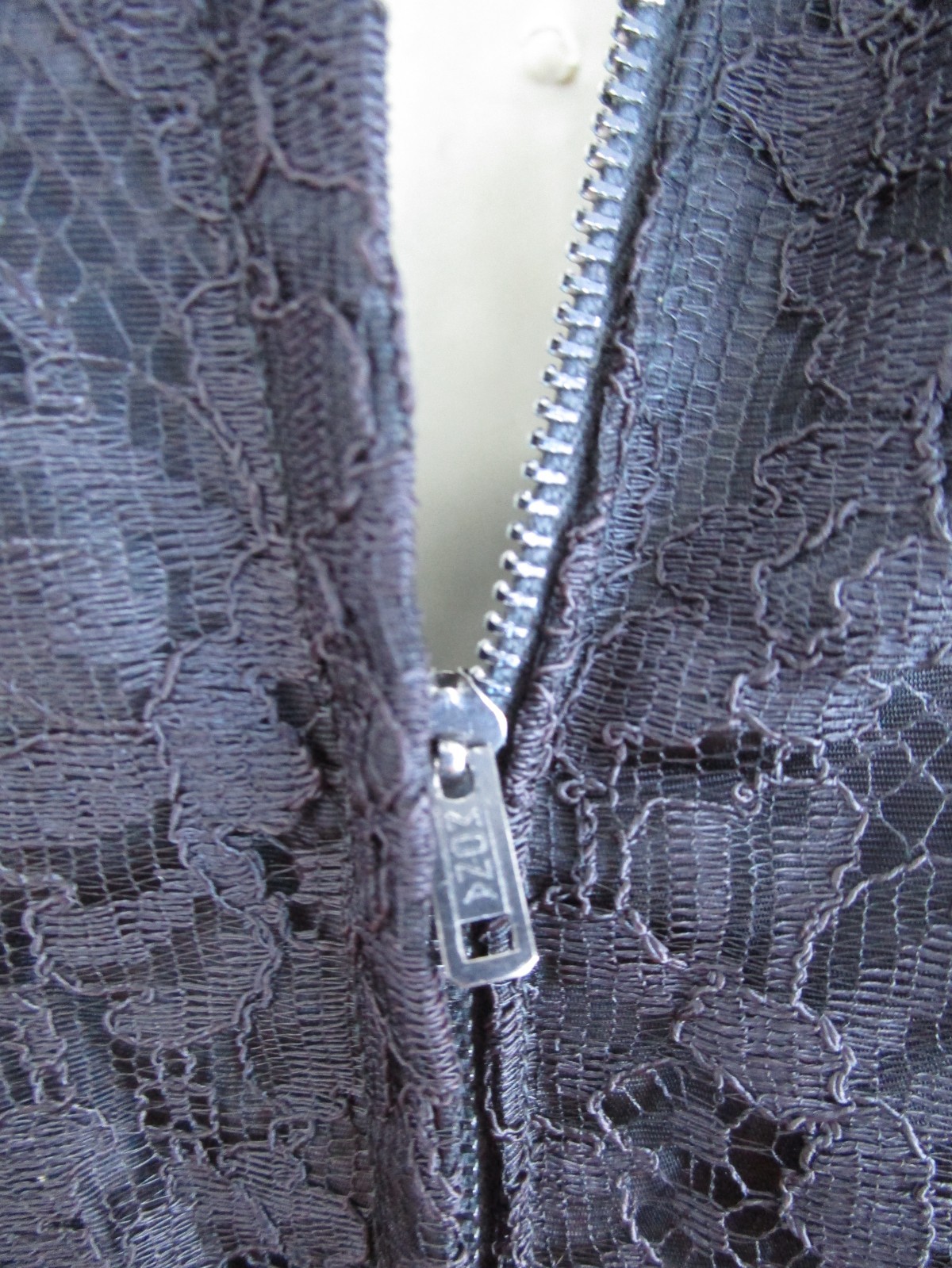 Vtg 60s Another Ann Barry Jr. Black Lace Drop Waist Mod Flapper Party Dress TLC