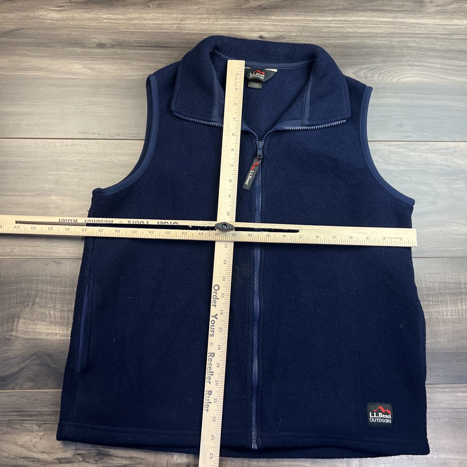 Vintage LL Bean Vest Womens Medium Fleece Lined Sleeveless