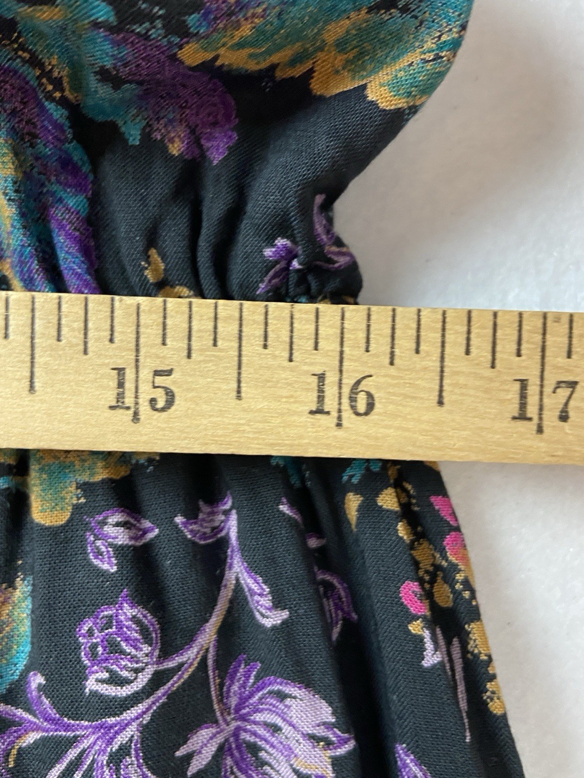 Vintage 1980’s Womens Prairie Cottagecore Turquoise Multicolor Dress Size S