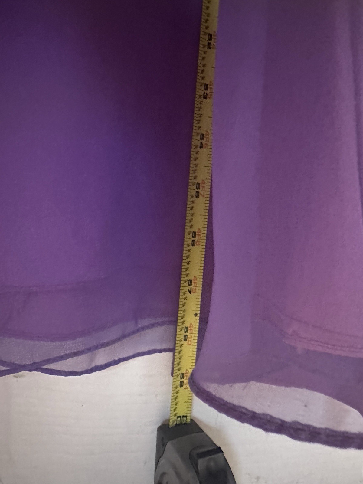 Vintage 1970s 1980s Women’s Lilac Purple Long Formal Dress Gown Size S A Line