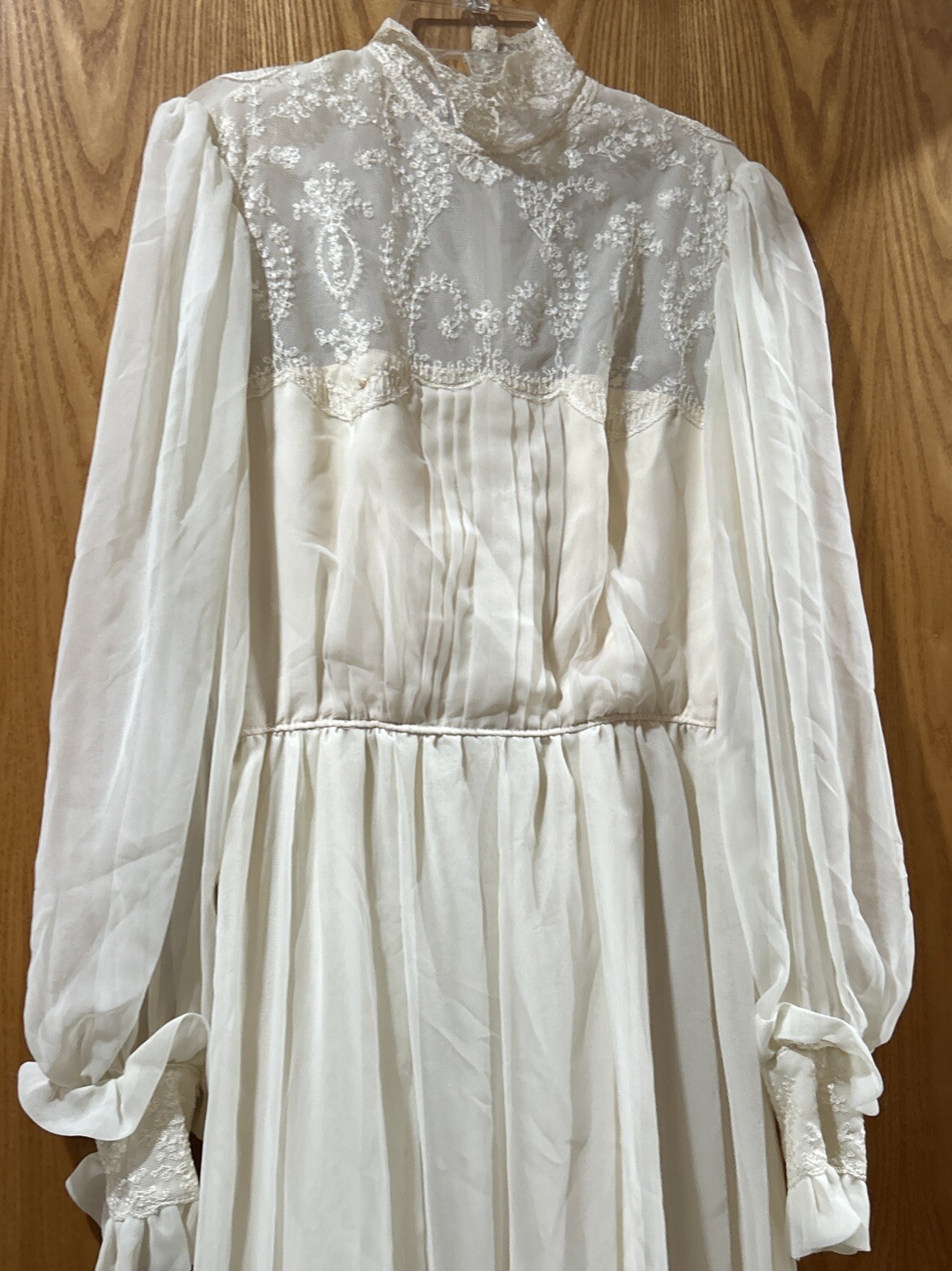 Vintage Wedding Dress Cream Color
