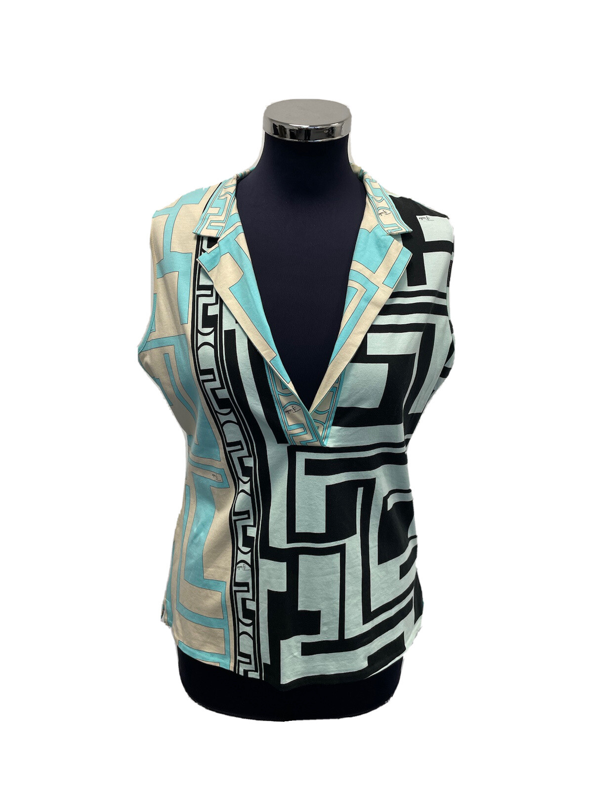EMILIO PUCCI SHIRT TOP WOMEN SHIRT SHIRT VINTAGE JHA293