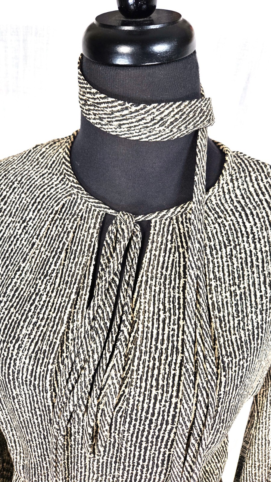 JEAN LOUIS for I. MAGNIN Vintage 1970s Dress Bohenmian Peasant Classic Elegance
