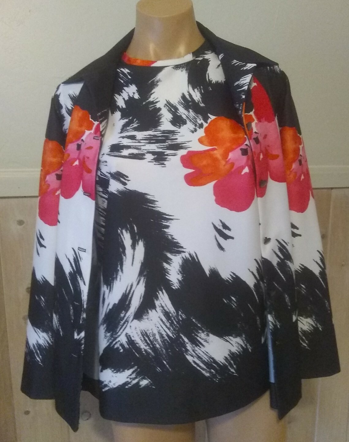 Vintage Donovan Galvani Top Set * Floral