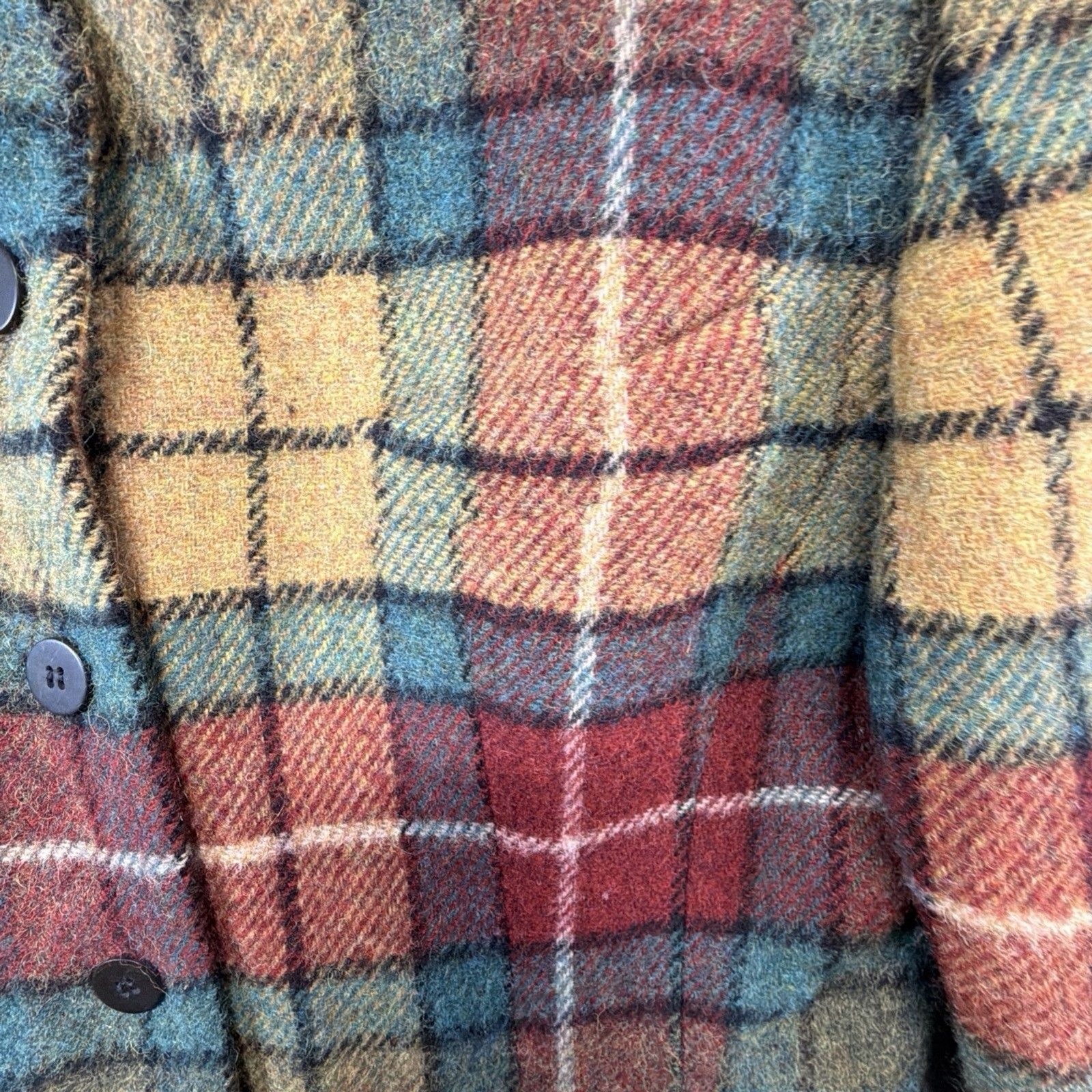Jones New York Vintage Hampton Plaid Wool Blazer Women’s Jacket S-14 Multicolor