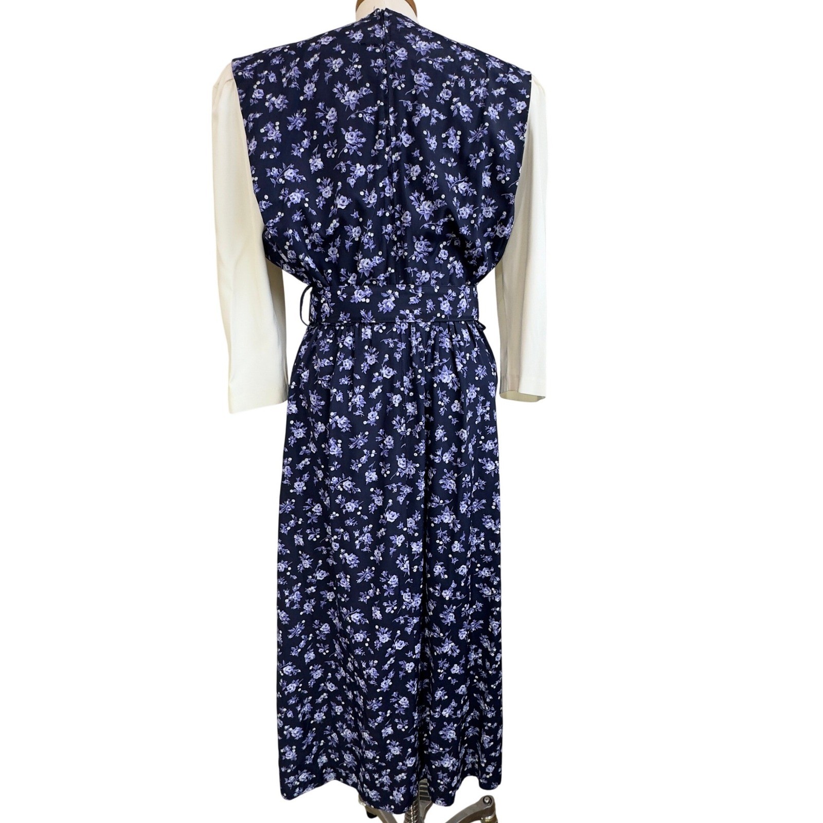 Vtg SL Fashions Womens 8 Feminine Dress Cottagecore Garden Academia Prairie 80s