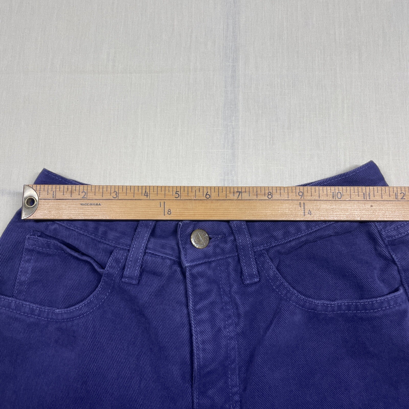 Guess Purple Jeans Size 28 Hi Rise Vintage Georges Marciano Style 43050A
