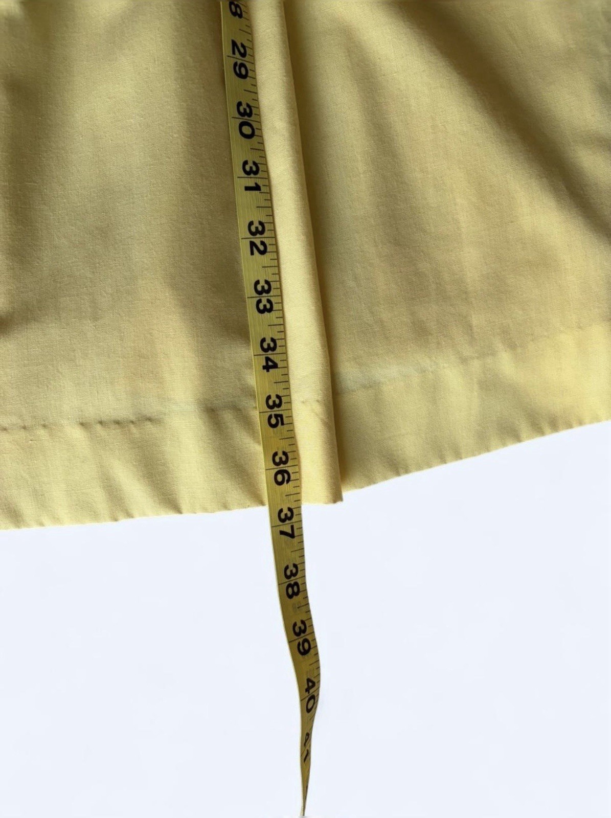 Vtg Lanz Originals Yellow Button-Front Summer Cottage Core Dress XS