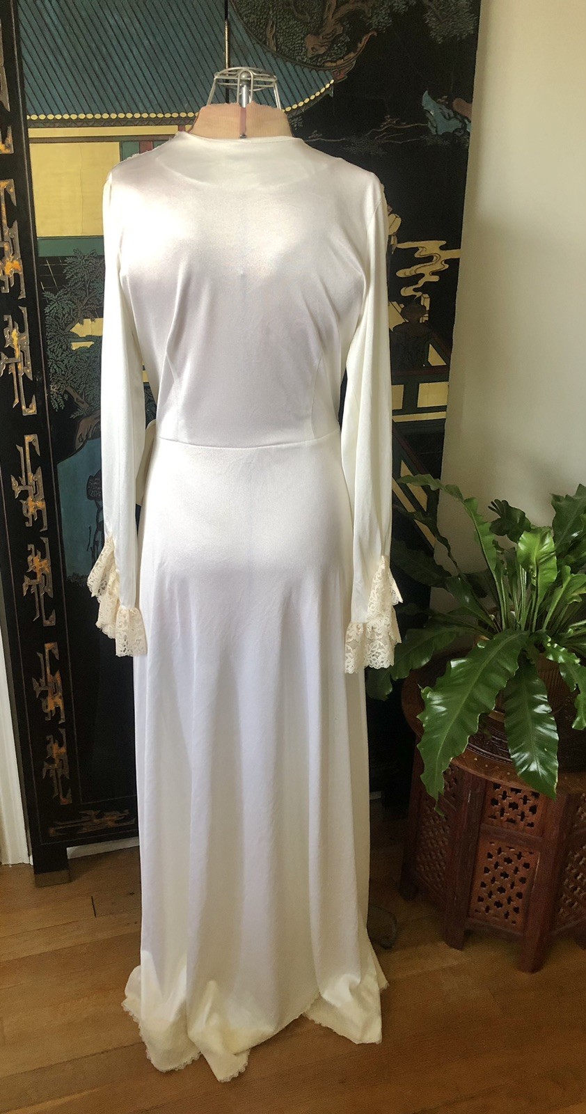 Vintage 60’s Hollywood Starlet Charles Grahame Ivory Robe For Harrods