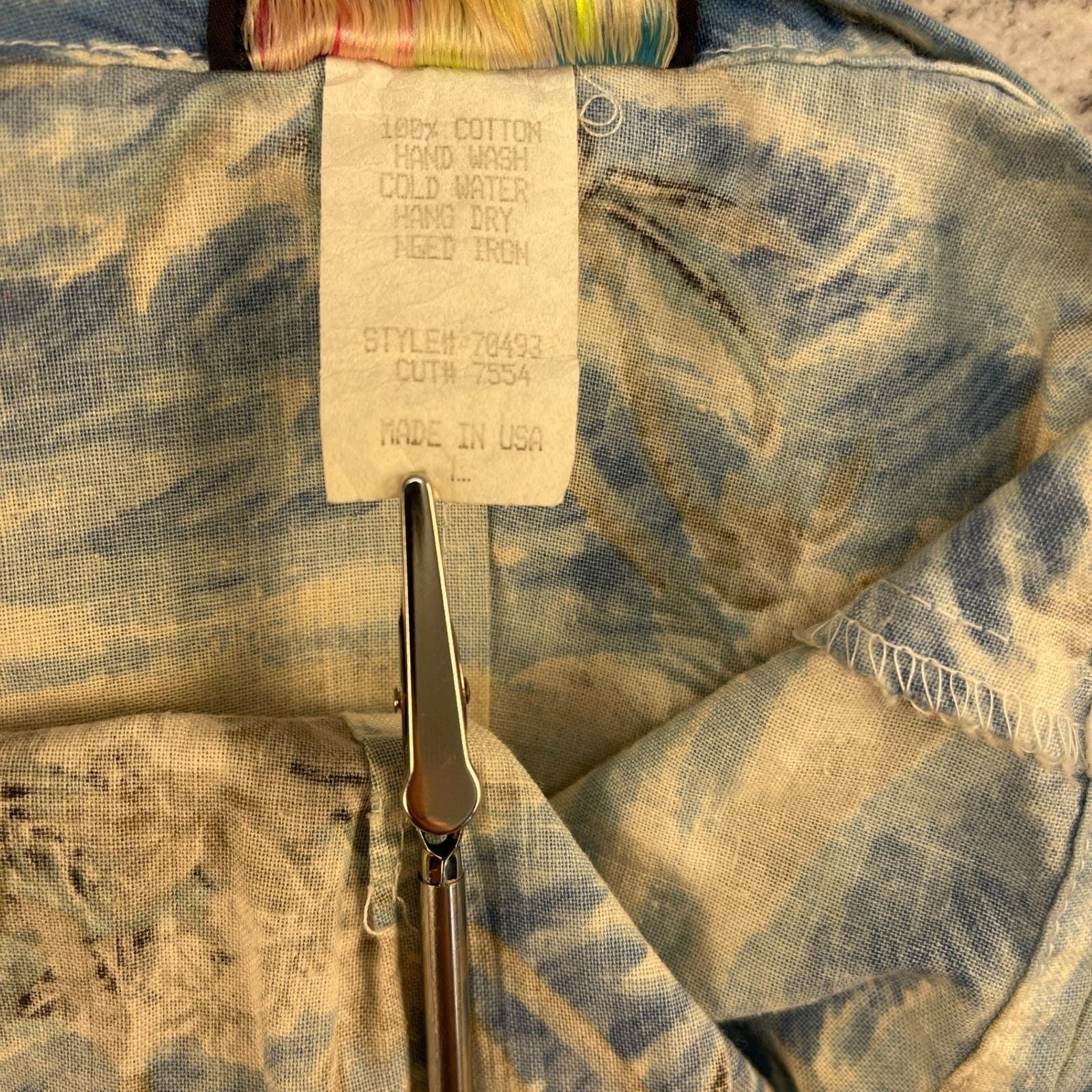 Vtg Eye Candy Women Small Blue White Beach Palm Tree Summer Dress Vacationcore