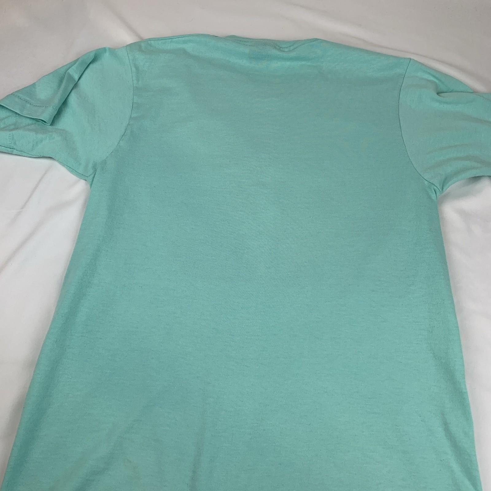 Vtg Screen Stars Best Made In USA Med T Shirt Single Stitch 1988 Women’s Green