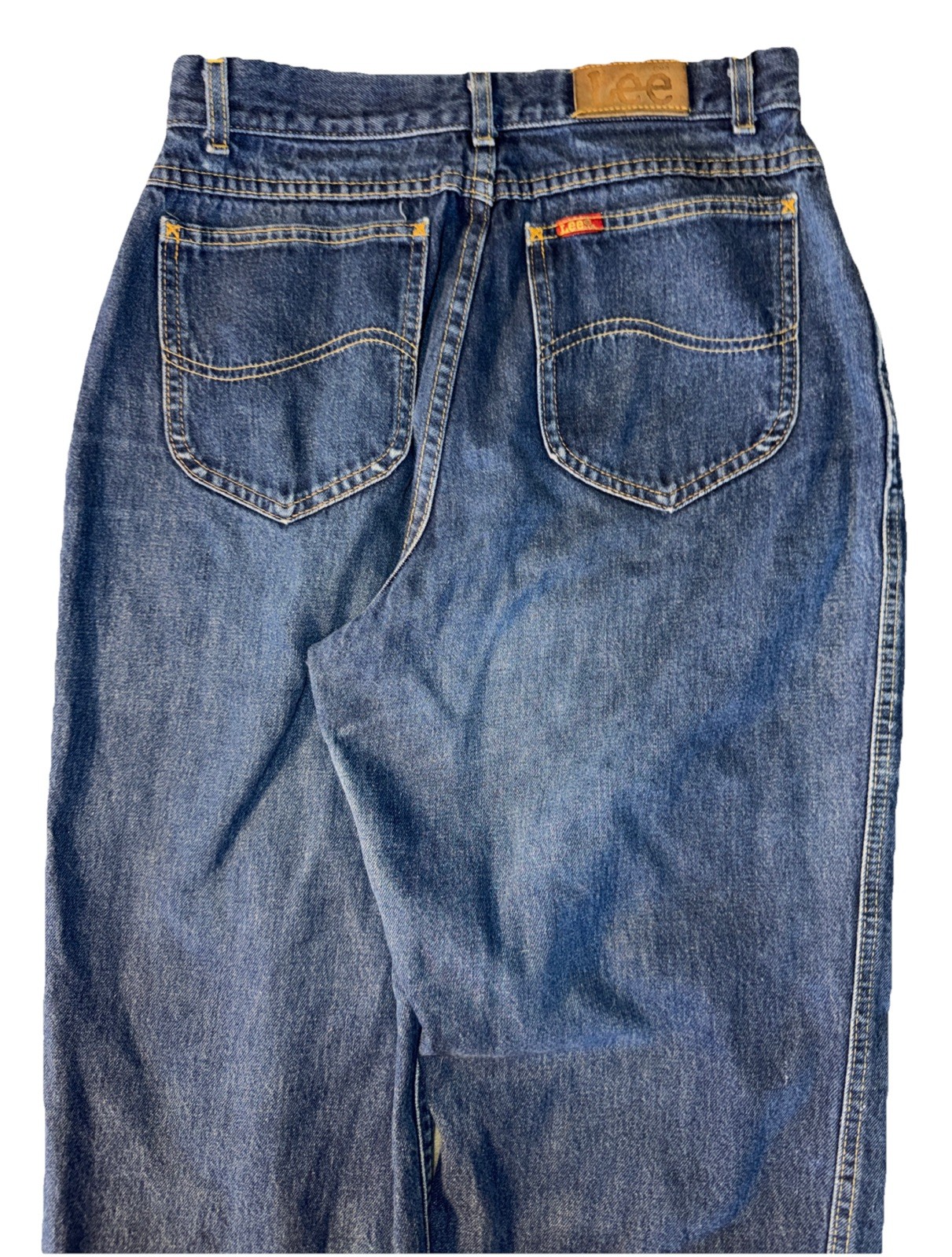 Vintage 80s Womens Lee High Waisted Tapered Jeans Size 11 100% Cotton