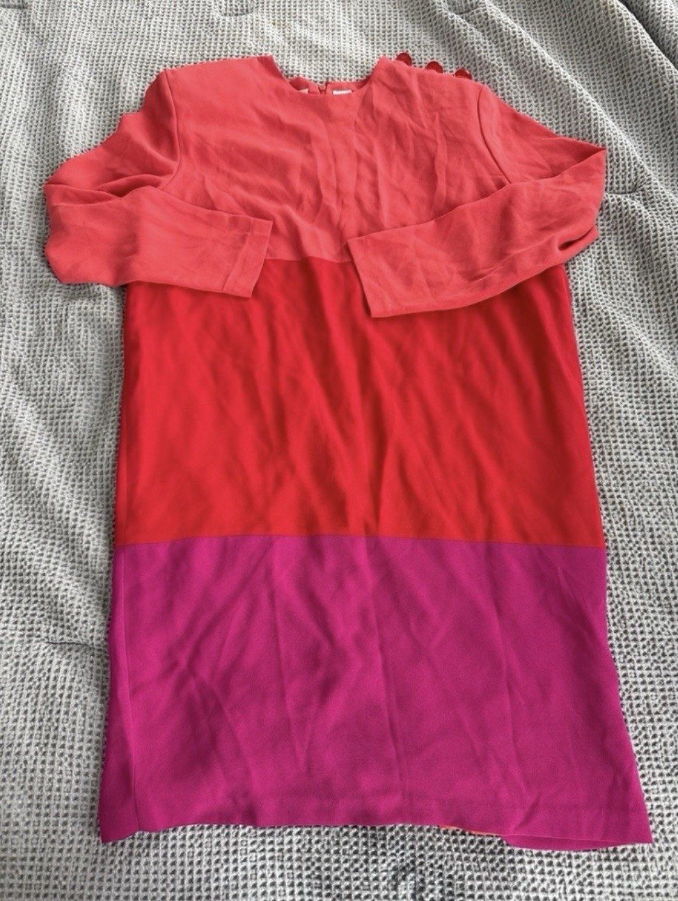 Ms. CHAUS Vintage Color Block Vintage Dress Size 12