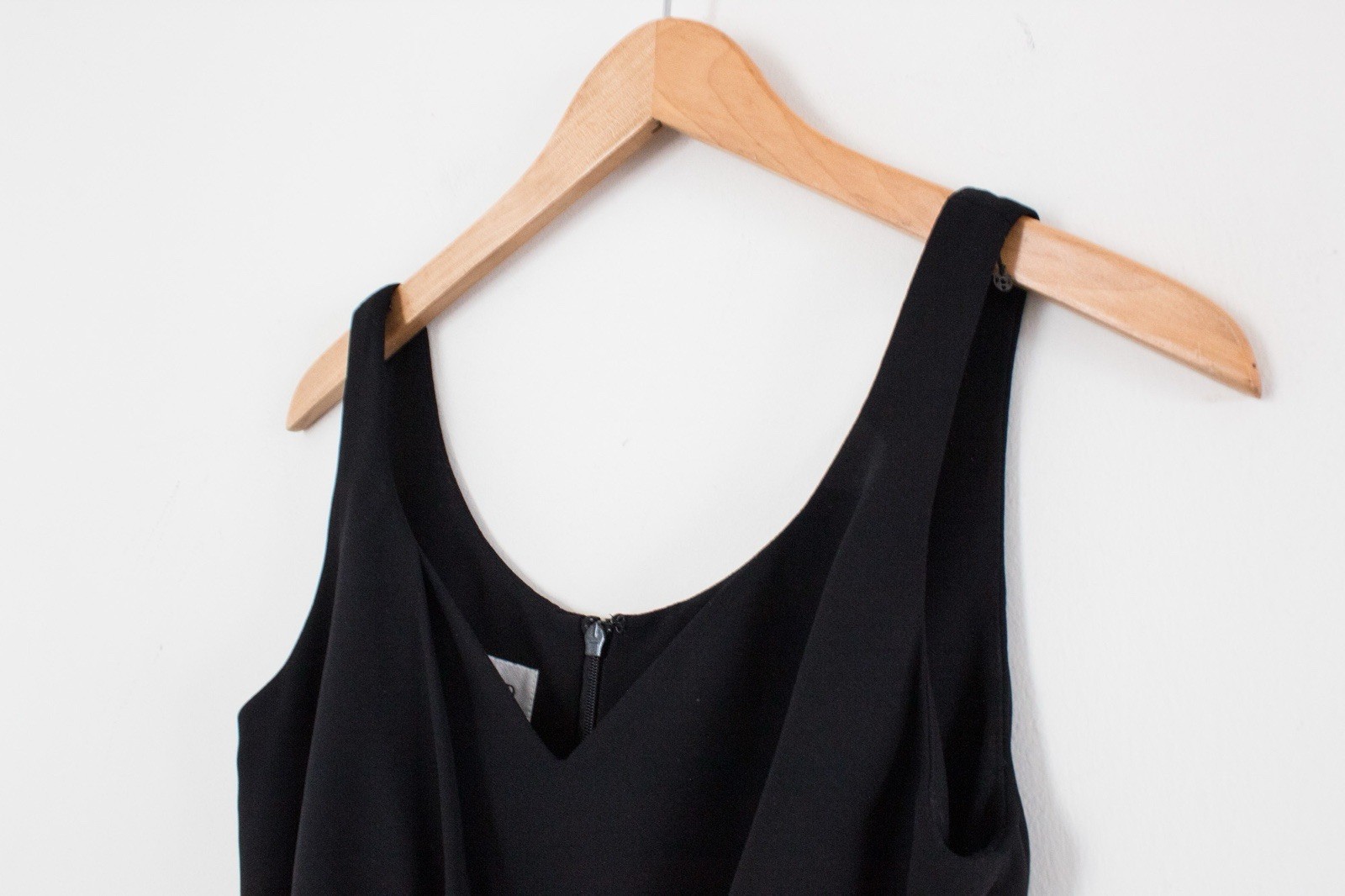 David Warren New York | Vintage 90’s Sleeveless Black Cocktail Dress | Size 4