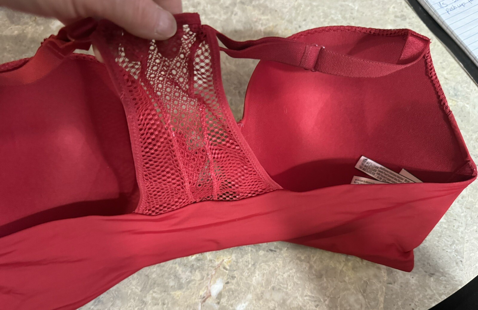 VINTAGE VICTORIA’S SECRET T SHIRT PUSH UP FULL COVERAGE BRA! 38 DDD. FRONT CLOSE