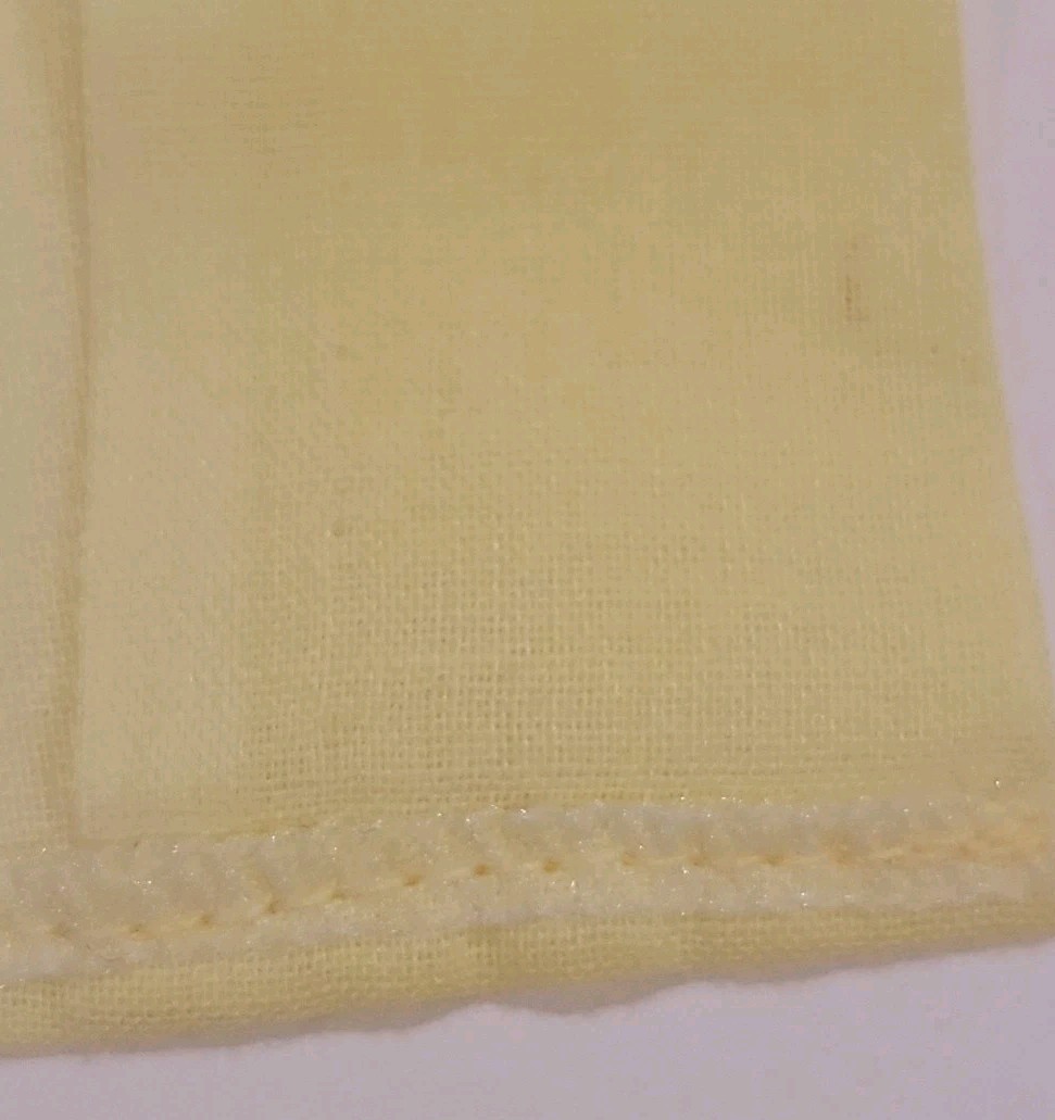 Prairie Blouse Shirt Lace Front Button Back Short Sleeve Cottagecore Vtg Yellow