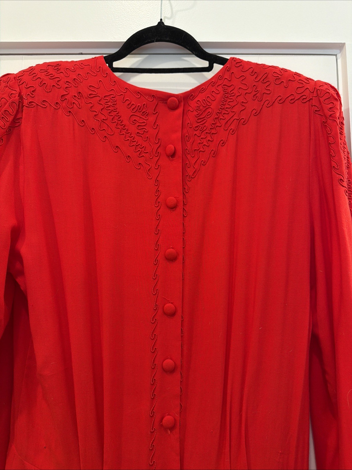 Vintage Dress By Marie St Claire /Spheres Design Size 18