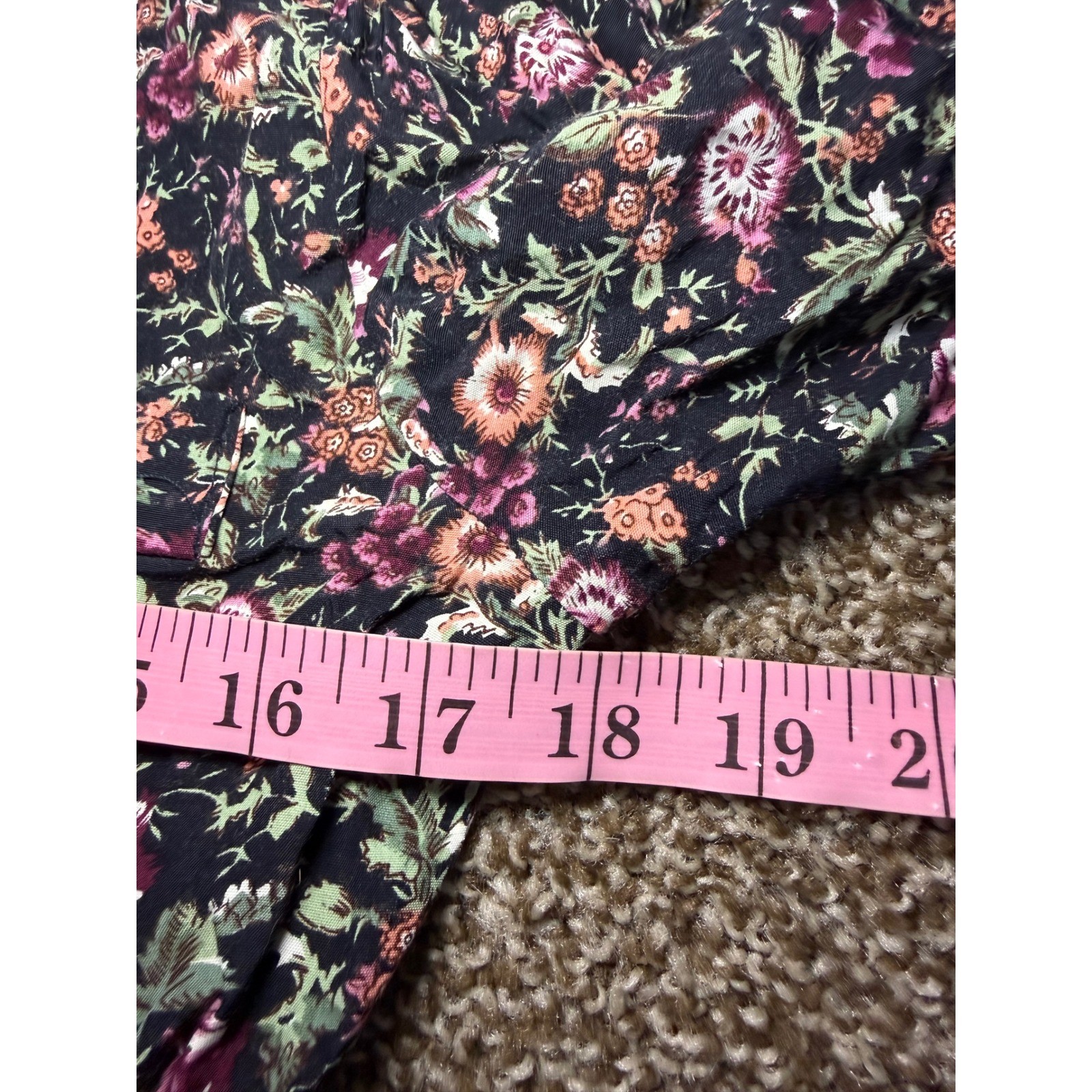 All That Jazzy Vintage 90s Floral Button Front Mini Dress Small Cottage