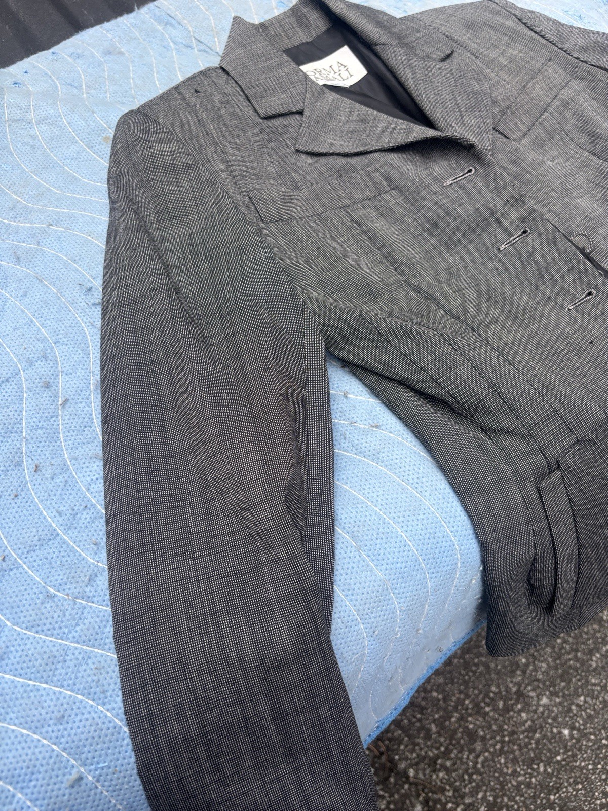 Vintage Norma Kamali 1980s Blazer Pockets Are Still Sealed 4 Button Front