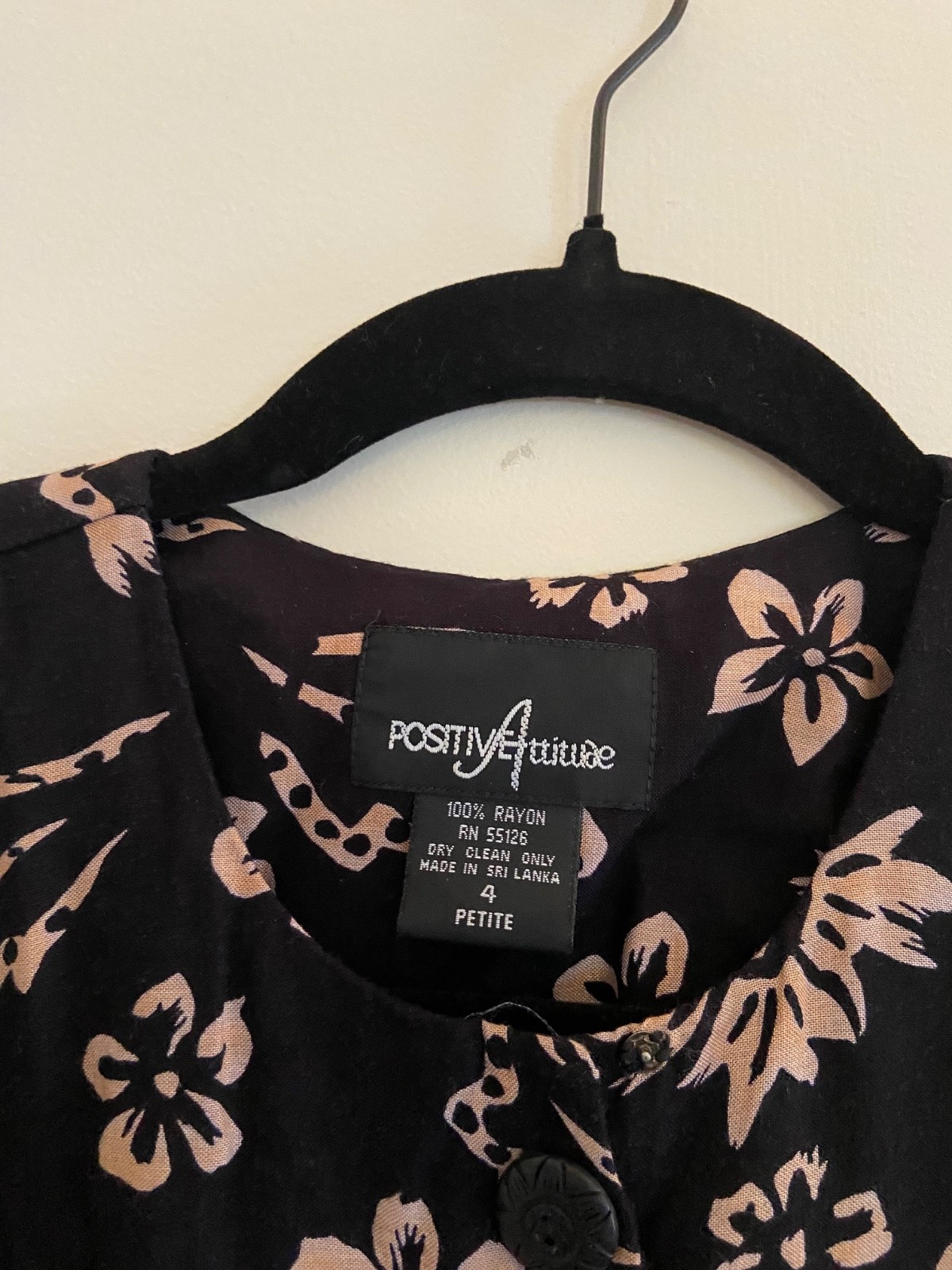 Vintage Positive Attitude dress Size 4P