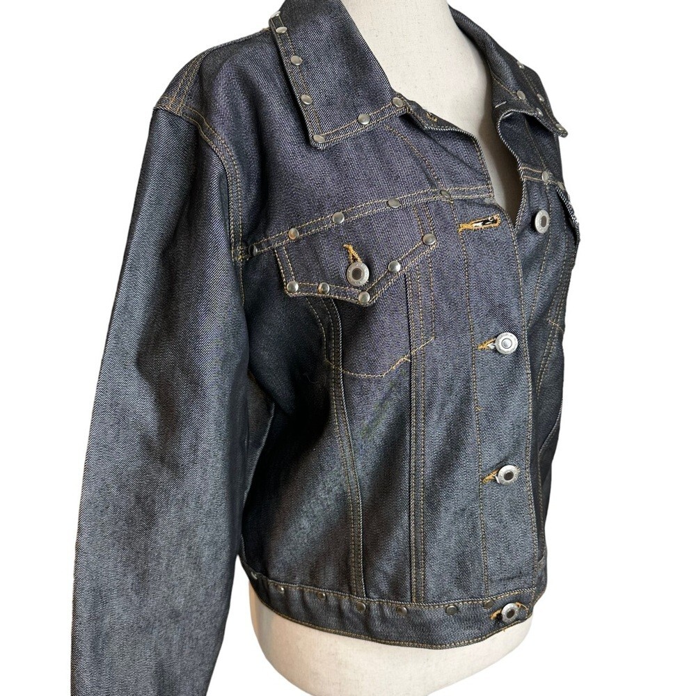 Vintage Y2K Cruel Girl Studded Denim Jacket Size Medium