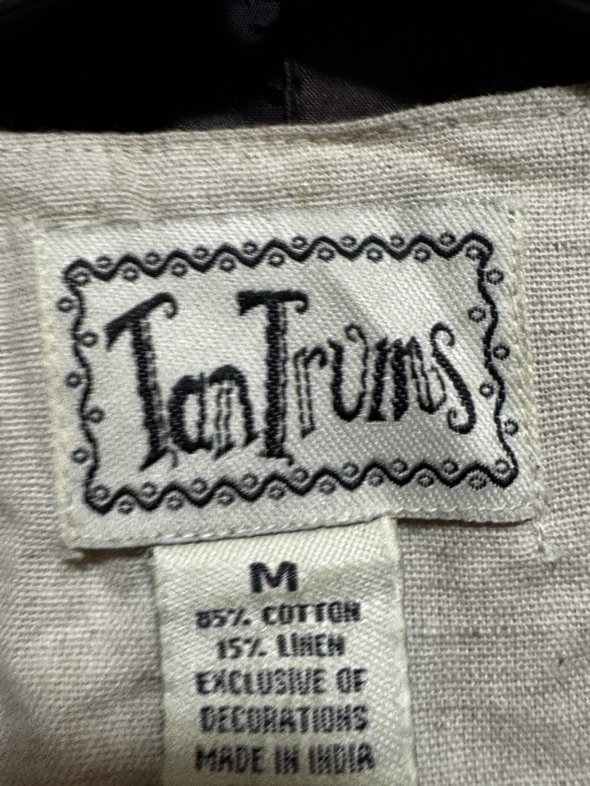 Tan Trums Hearts & Flowers Vest Cottagecore Lace Heart Buttons Cute Vtg 1990s