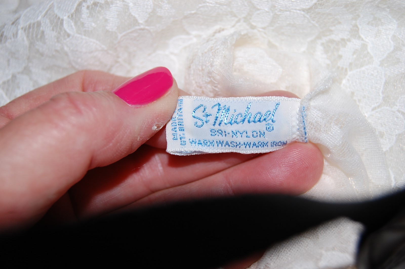 Beautiful Vintage ST. MICHAEL ALL ALENCON Lace/Ivory/Size 12 Bust 34 Mini Length