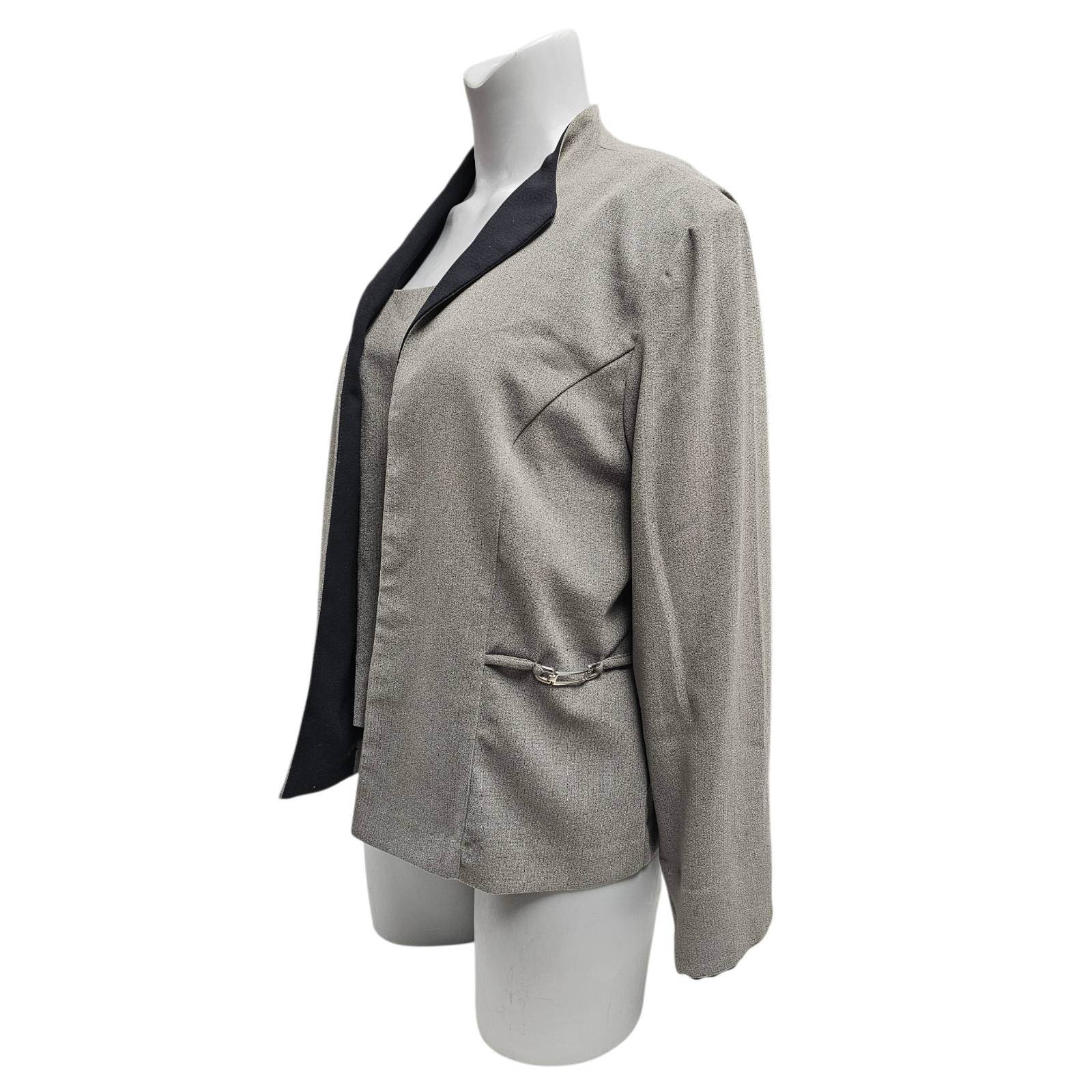 90s – 00s Positive Attitude blouse and jacket set . size 14