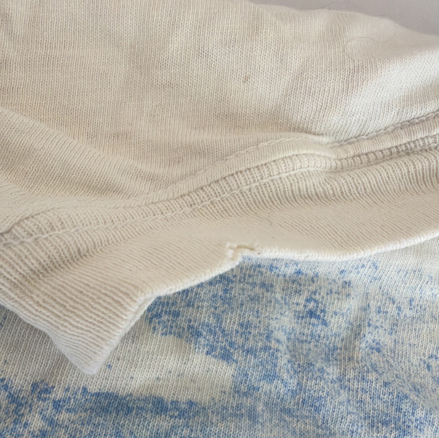 Vtg 80’s Oneita Power-T Stanford Farm Animal Size XL Cream Single Stitch T-shirt