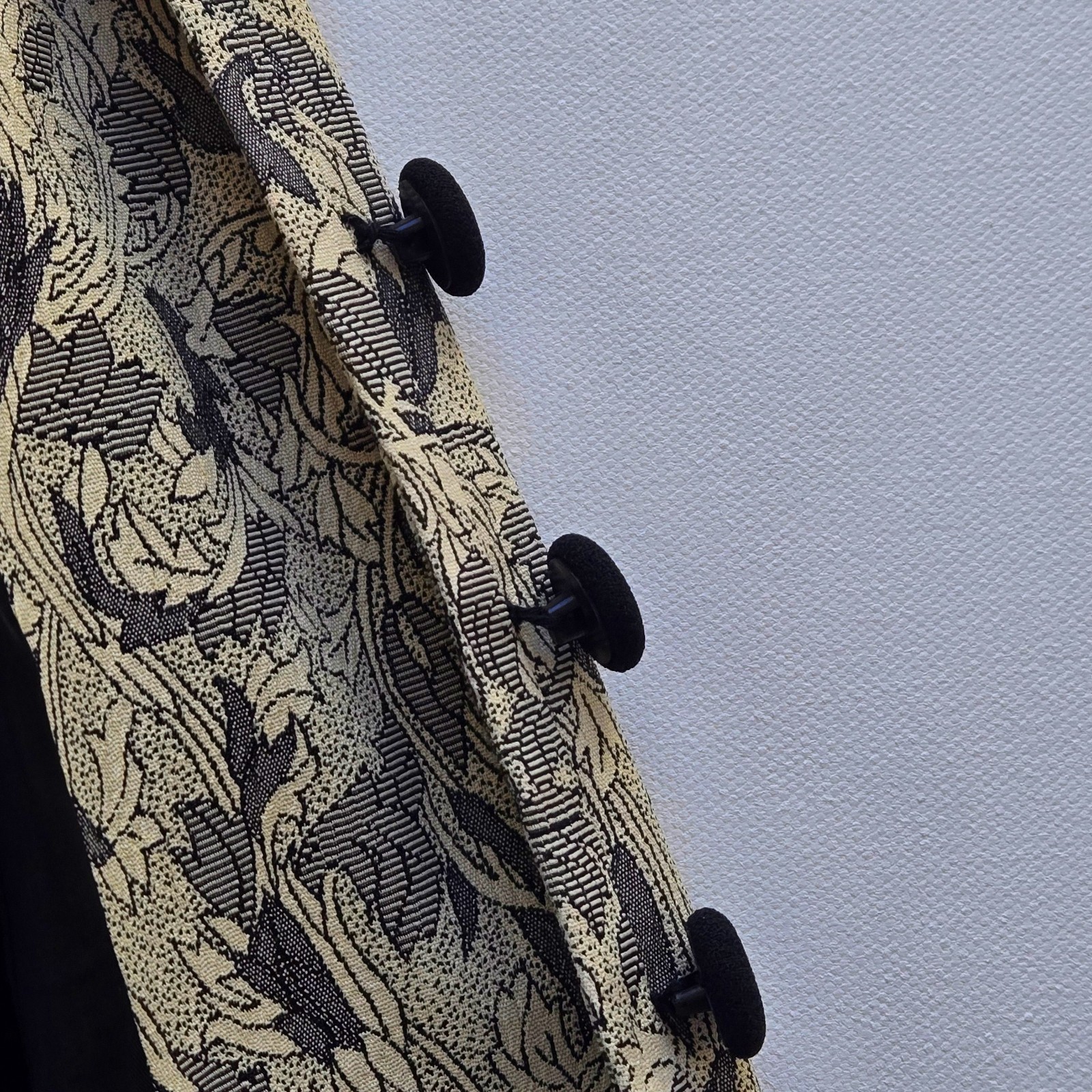 80s Vintage Casual Corner Jacket Jacquard 8P Feminine Prince Sgt Pepper Chic