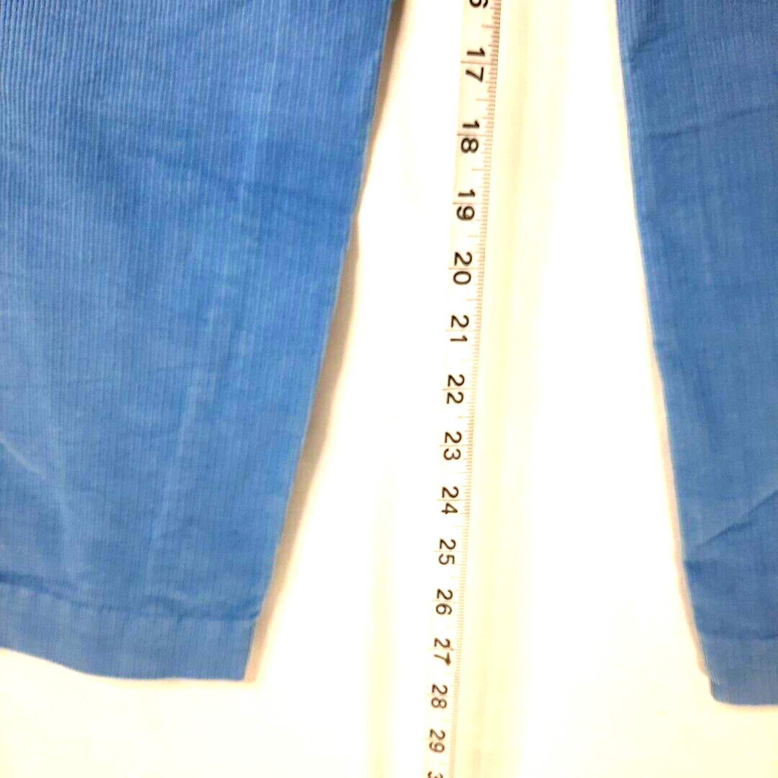 Vintage OP Ocean Pacific High Waist Corduroy Pants Small 24×29 Blue Surf Skate