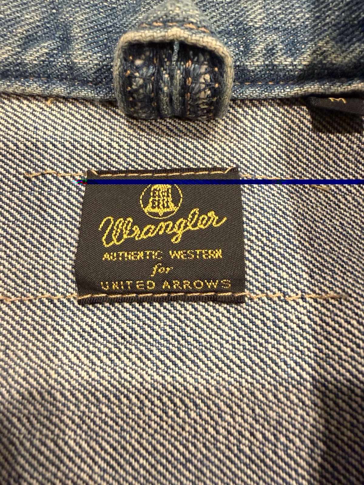 Vintage Wrangler for United Arrows Men’s Blue Denim Jacket M Regular