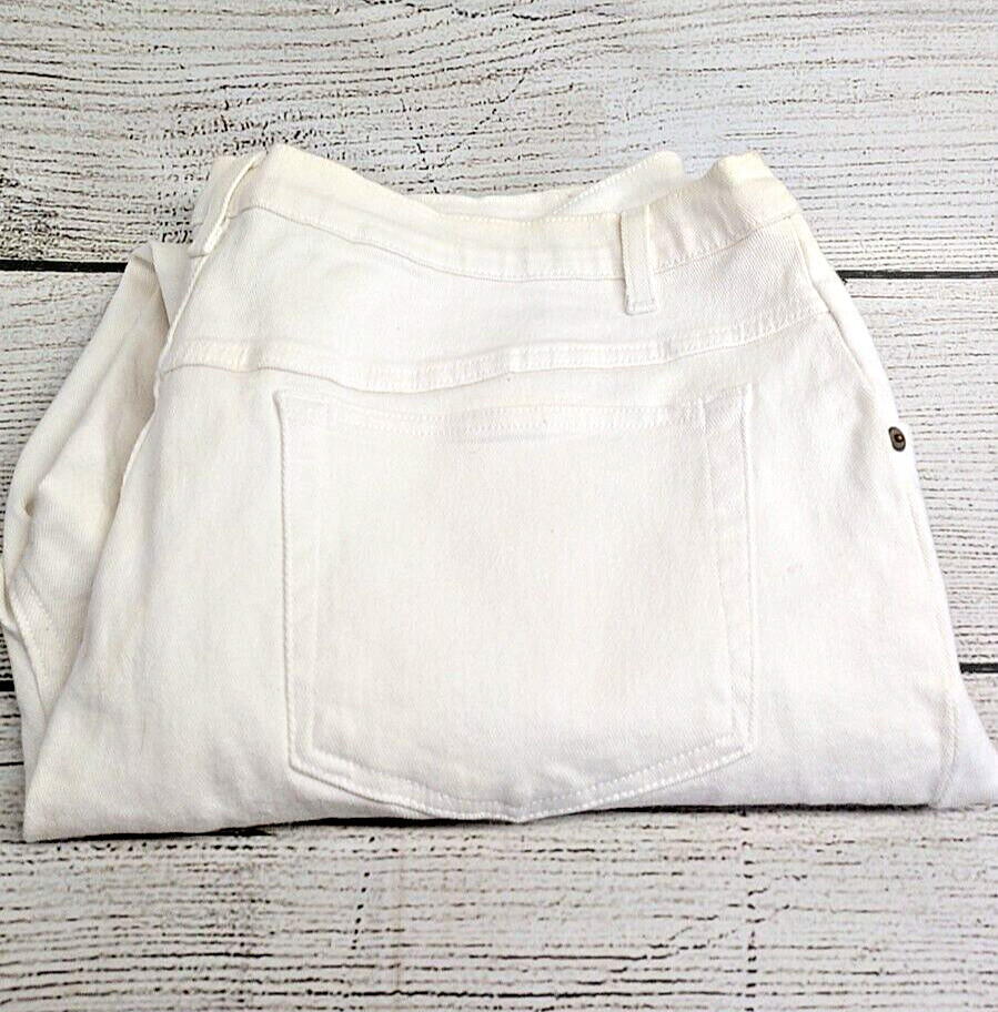 Y2K Just My Size Stretch White Denim Jeans Vintage 2000 Women’s Size 22W/29 NEW