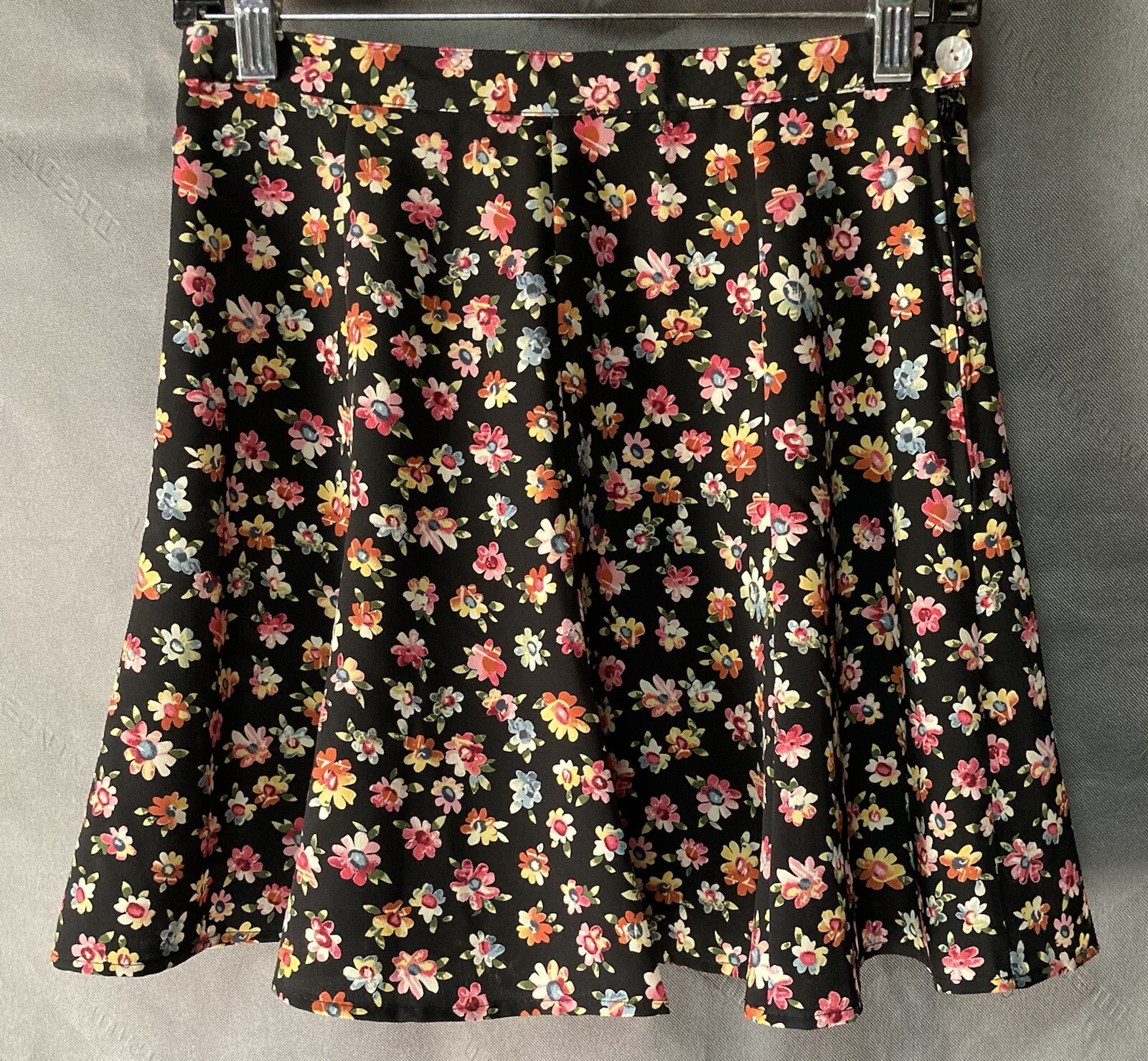 Vintage Y2K Floral A Line Skirt STAR CCC City Clothing Co.
