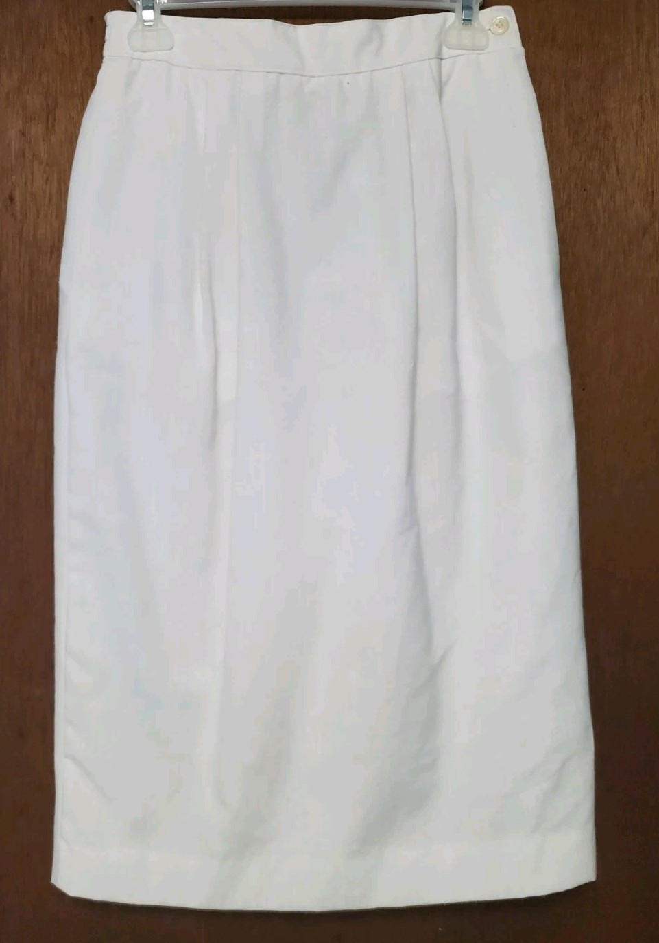 Vintage Suit Top Skirt Kathie Lee & Tanner Collection Womens Size 8 White