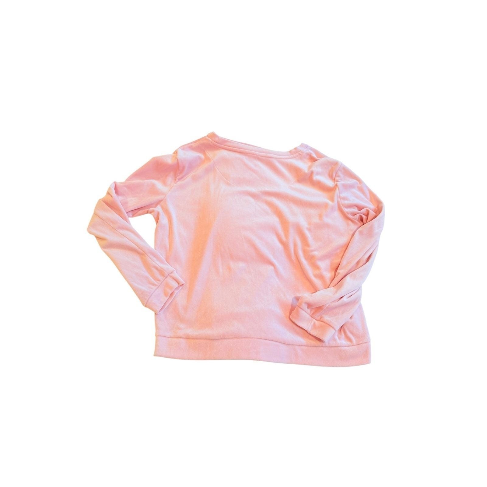 Vintage Y2K Juicy Couture Pink Velour Rhinestone Set Large Pink girl Comfy