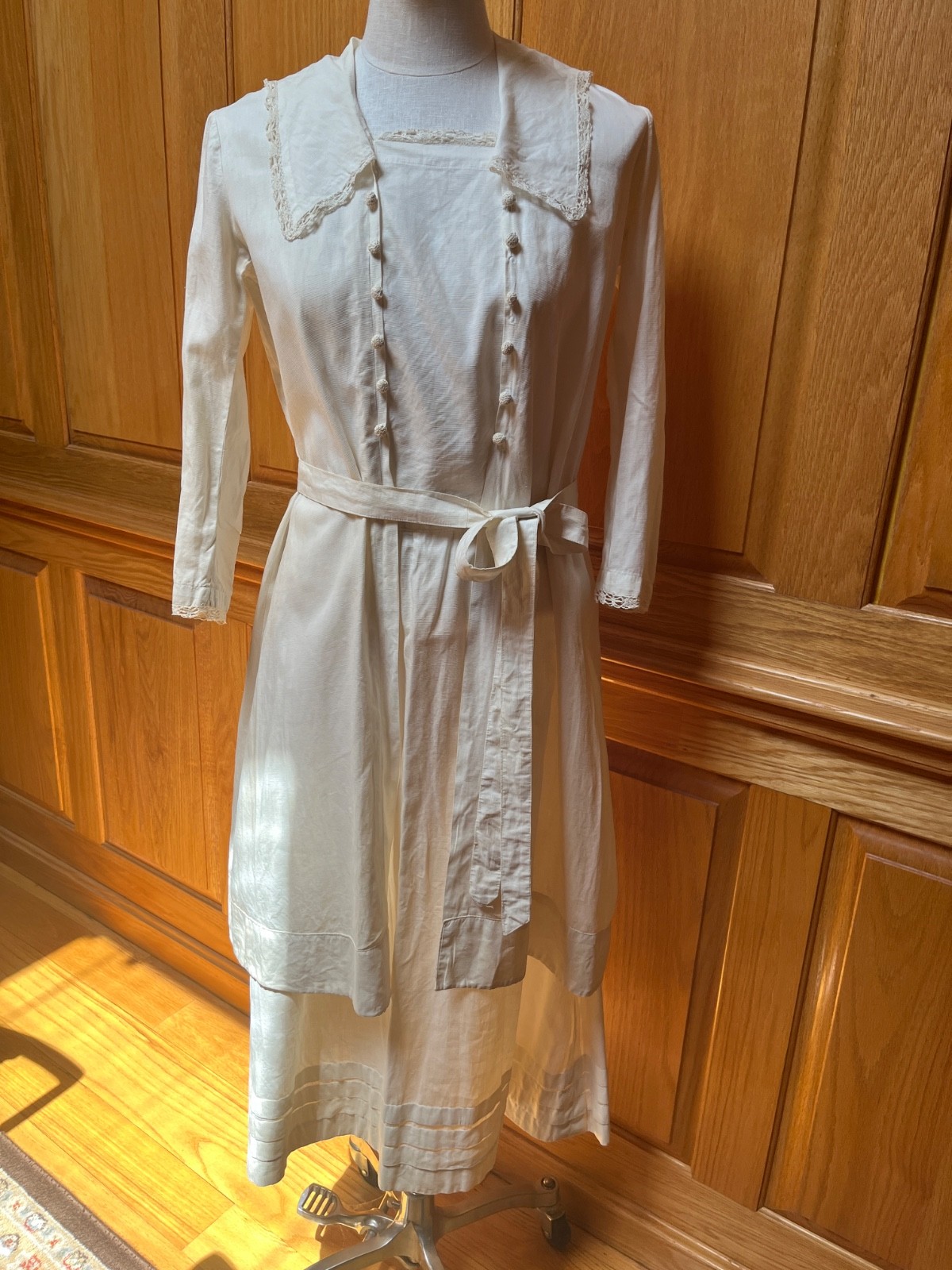 Antique Victorian Top and skirt, with a tie belt