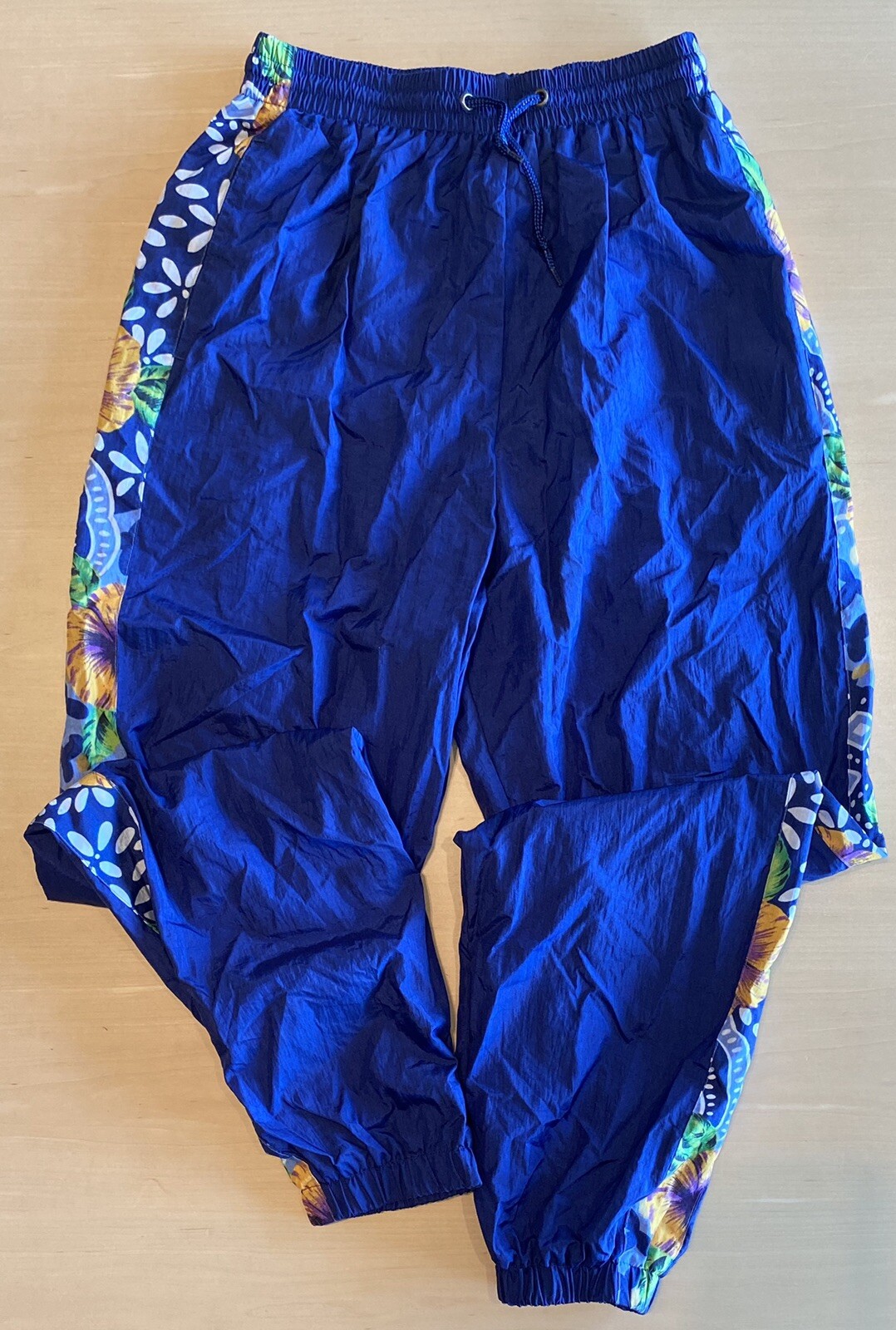 Vintage Andy Johns Women’s Sz Sm 2-Piece Track Suit Pants Jacket Floral Bright